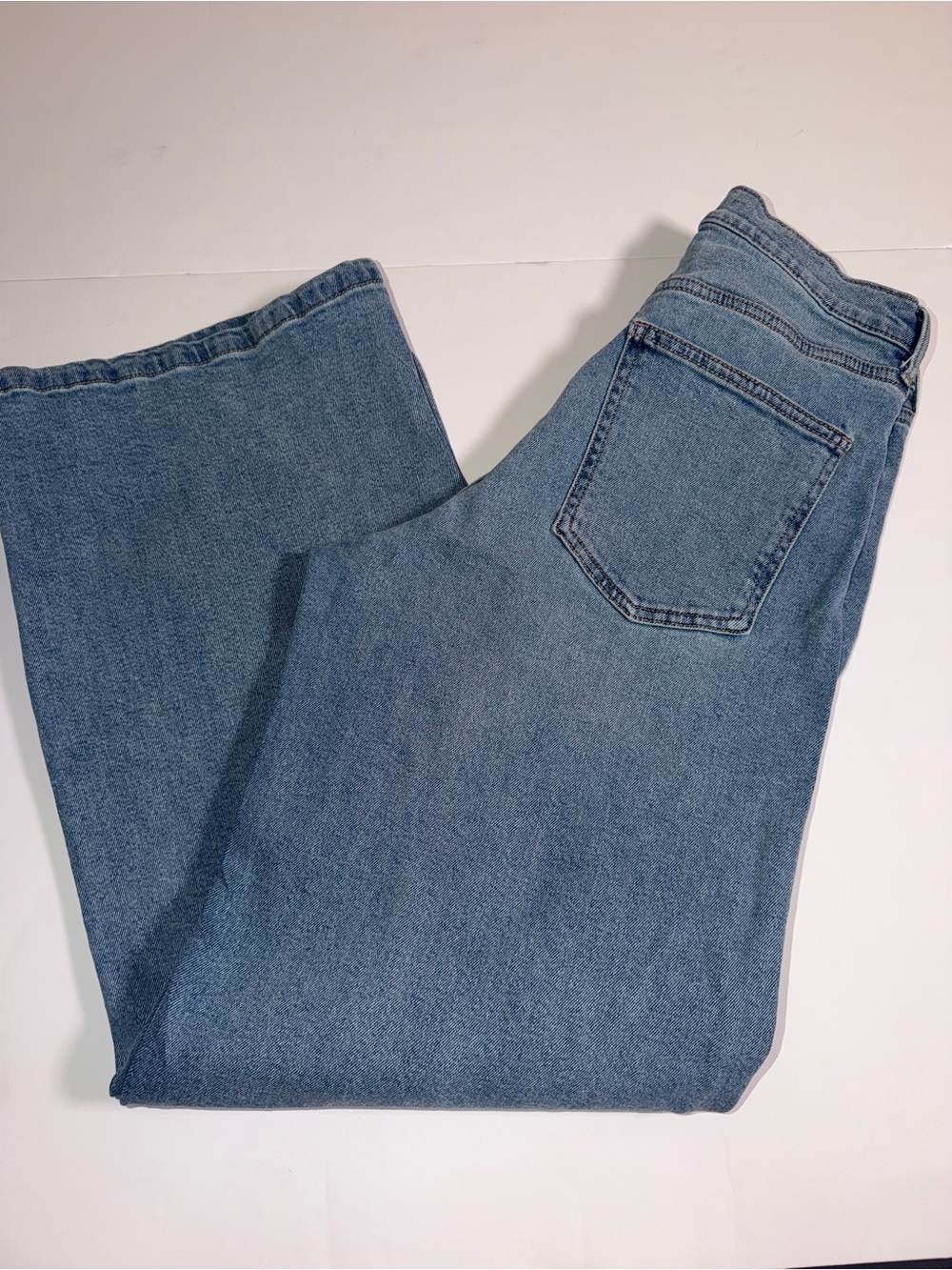 Nine West Wide Leg Jeans Size 10 Light Blue Denim